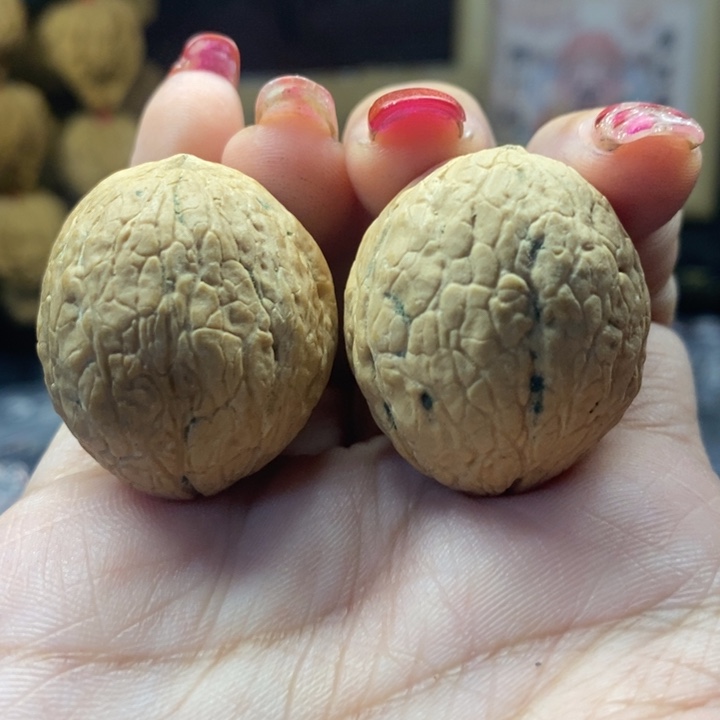 文玩核桃吊坠73蛇皮球