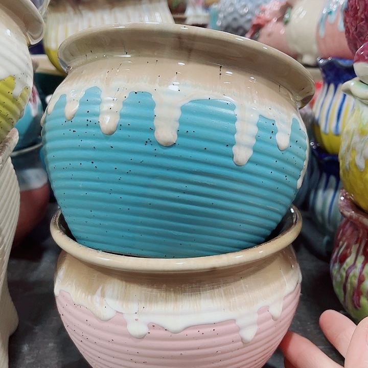 多肉陶瓷花盆满10元包邮