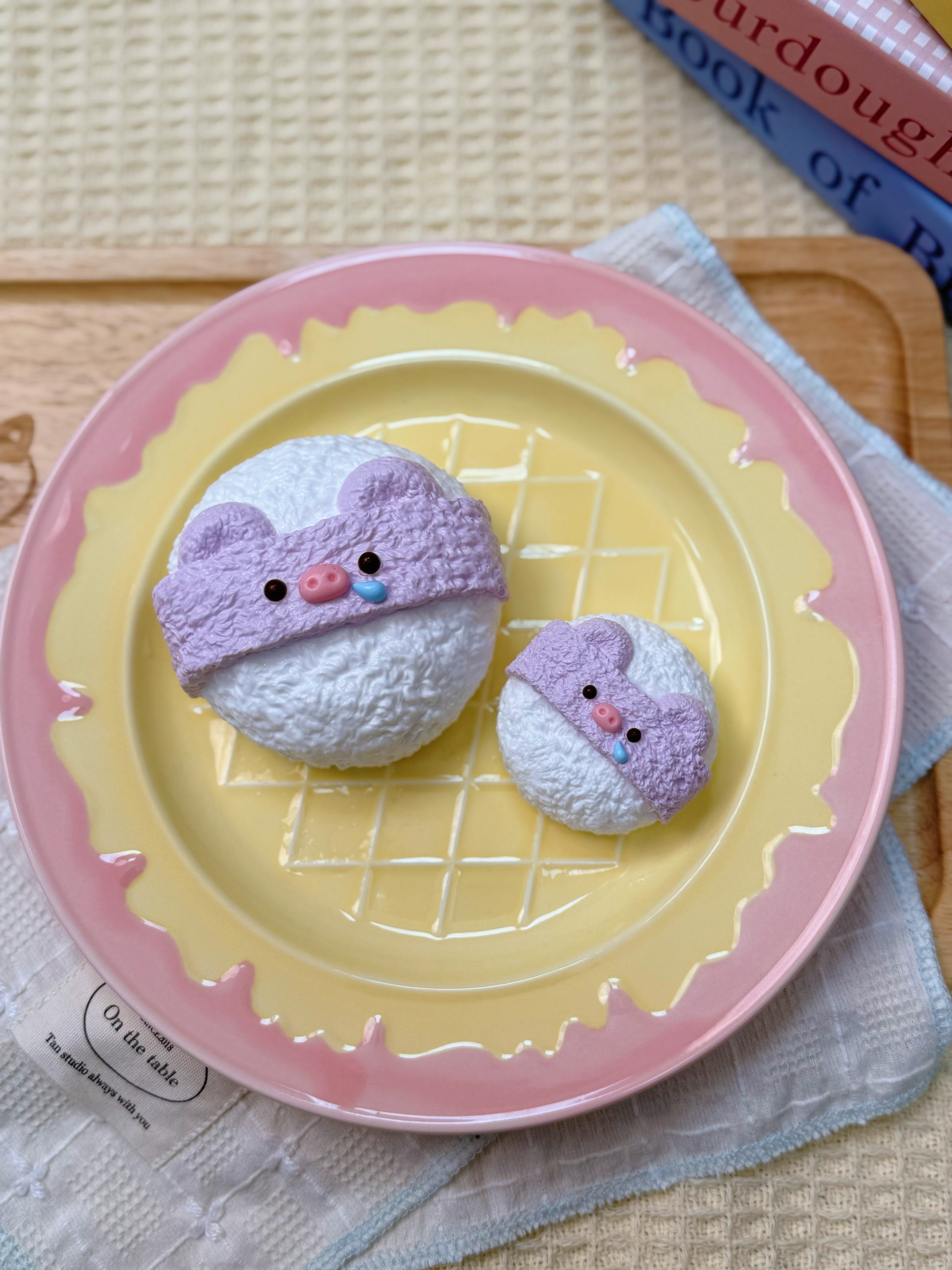 紫色猪粉扑捏捏乐