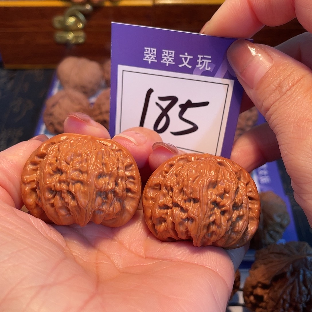 把件文玩核桃185号白狮子4.1