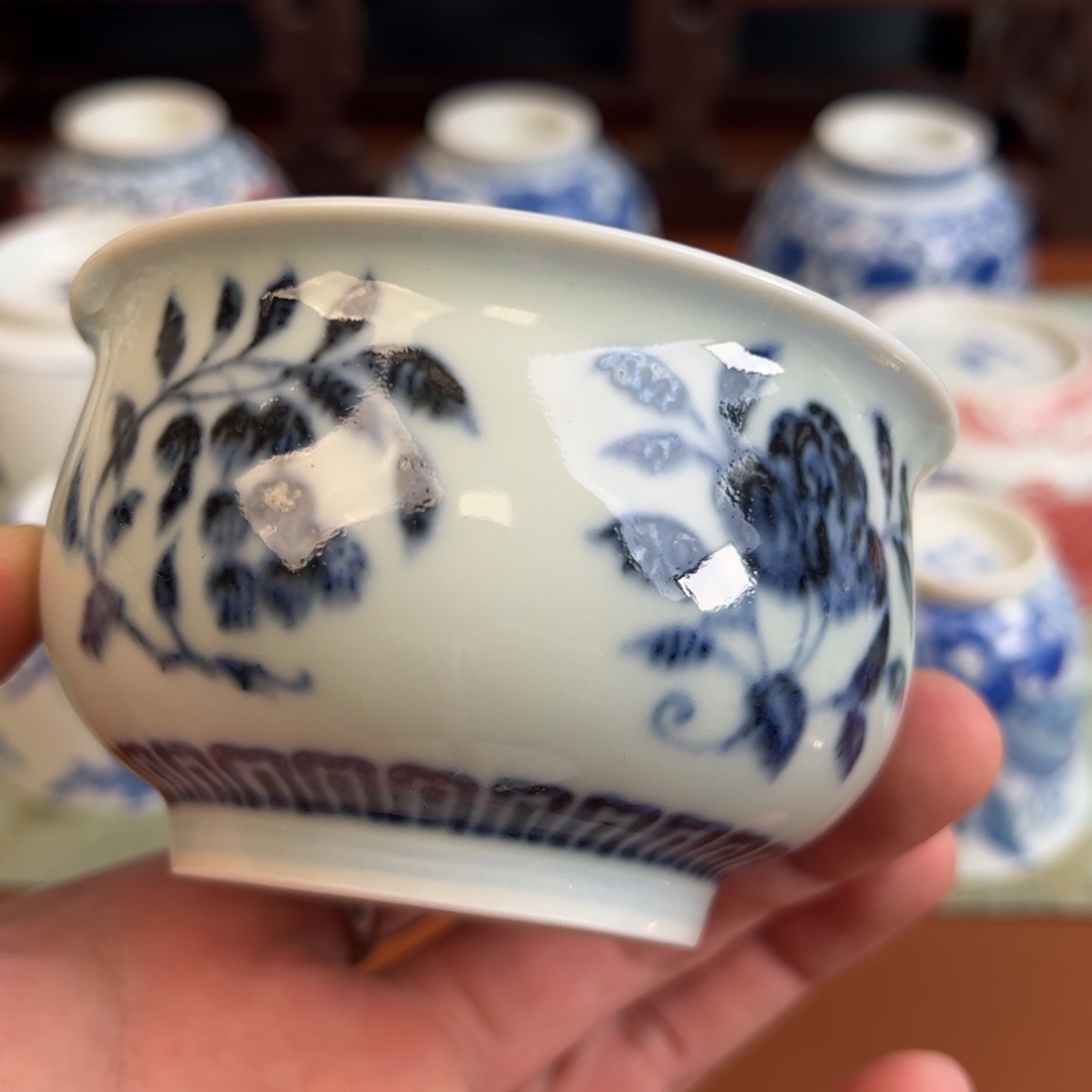 瓷片谨****j景德镇茶器手工手绘