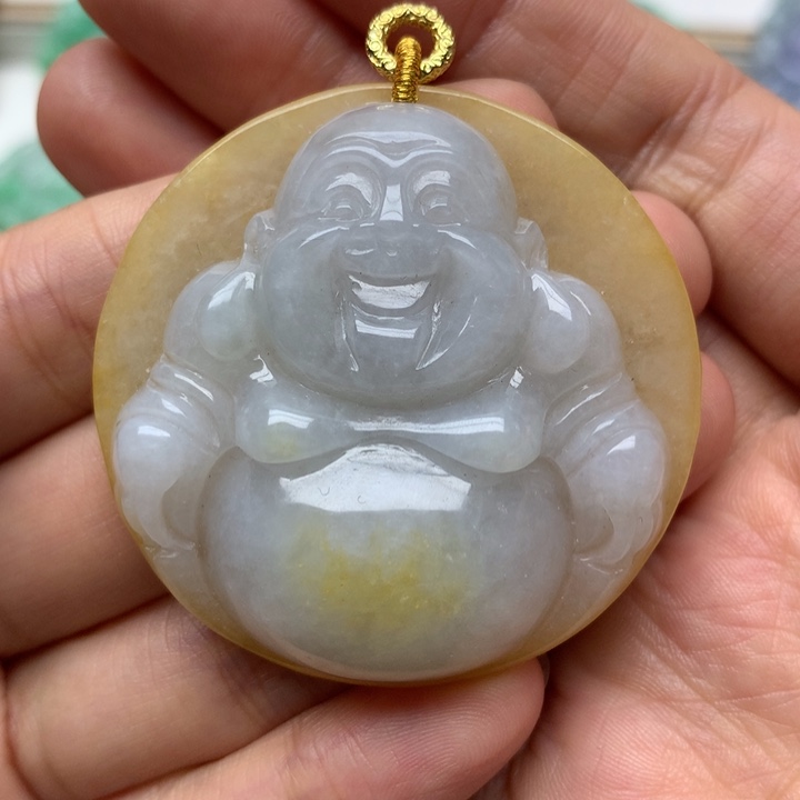 颈饰未镶嵌翡翠竹**雨翡翠