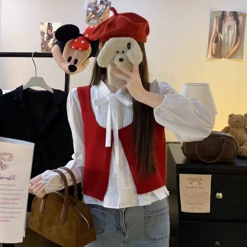 新款秋季辣妹短款上衣时尚小众洋气百搭日常甜美辣妹设计感