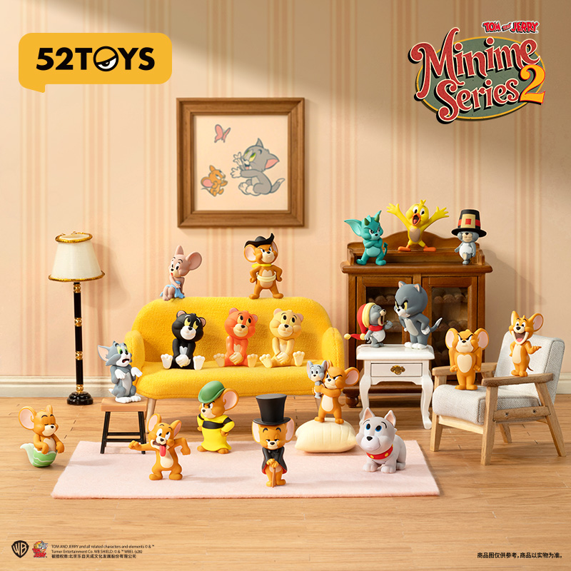 52TOYS猫和老鼠TOM and JERRY Minime2系列萌粒盲盒