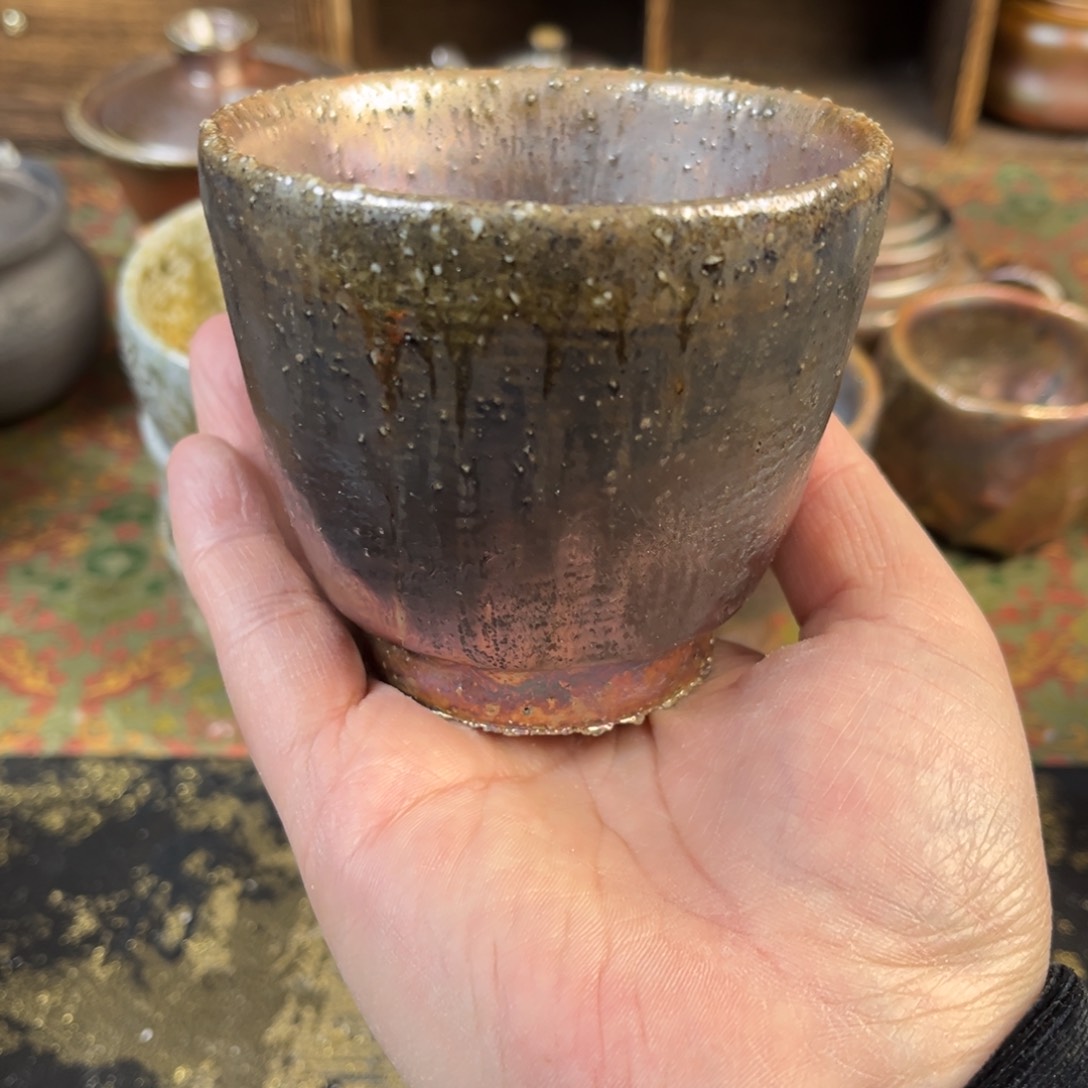 杯彬*?柴烧茶器主人杯子