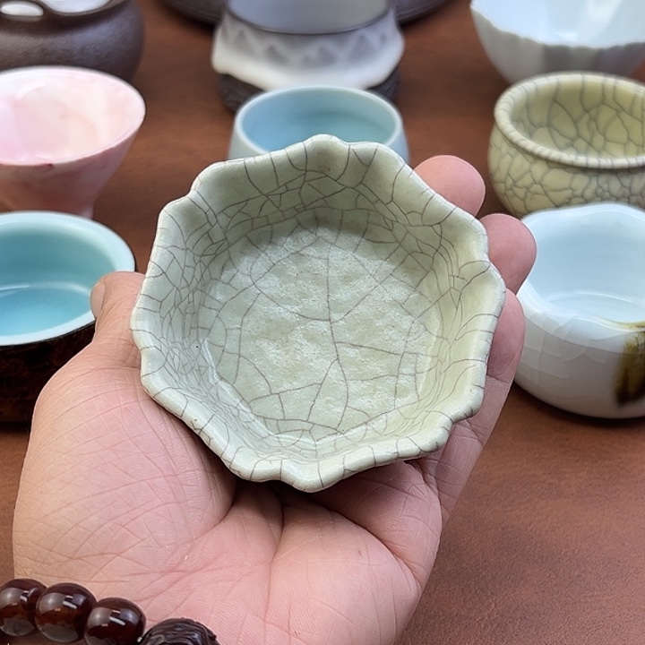 哥窑葵口洗哈哈哈哈