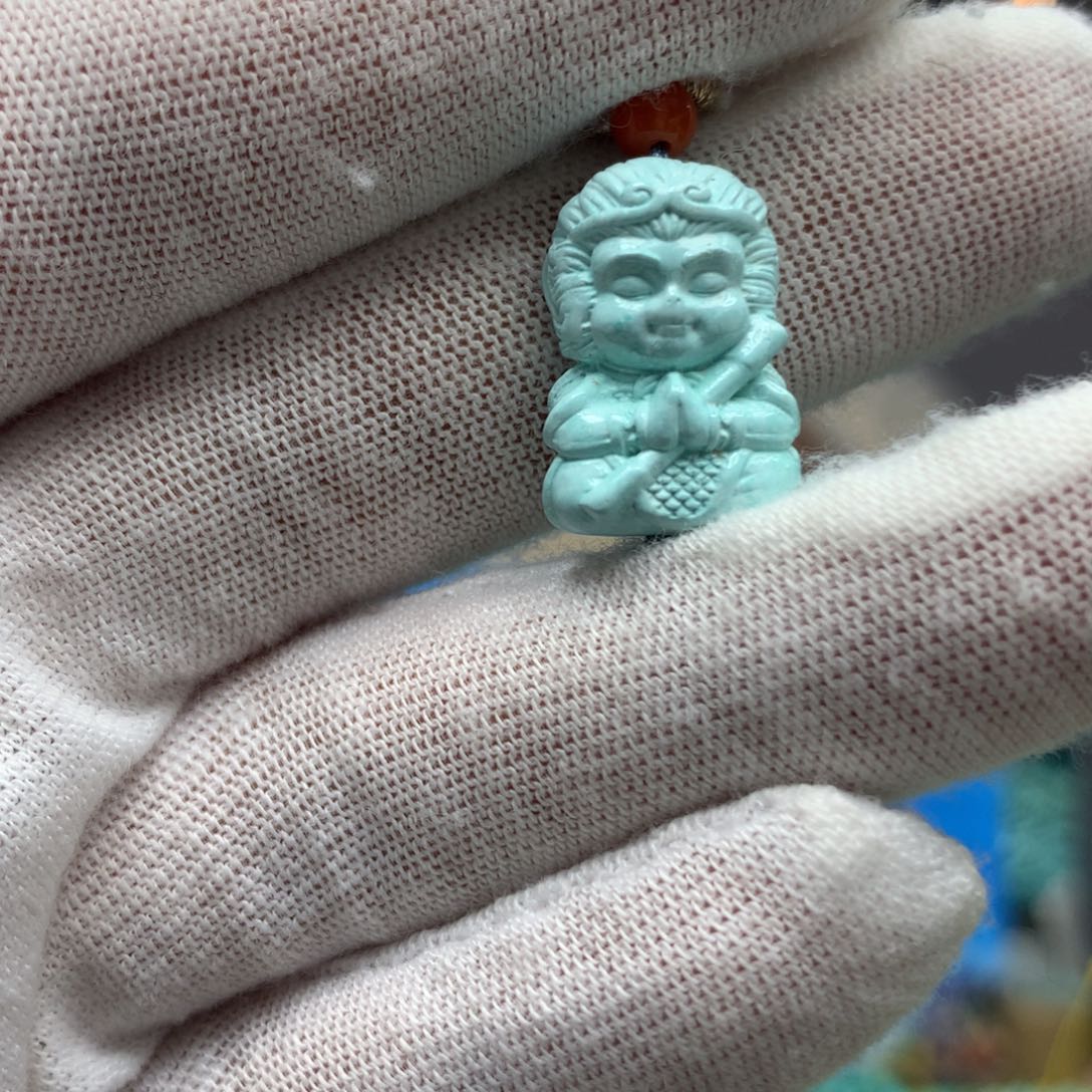 绿松石挂件未镶嵌