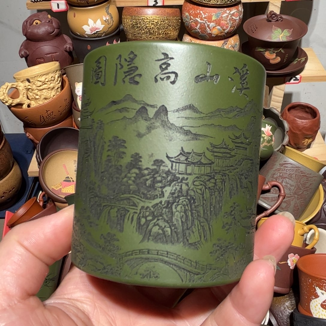 紫砂茶杯宜兴紫砂主人杯