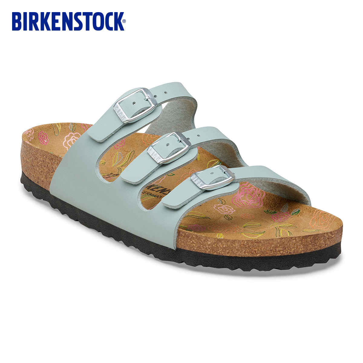 BIRKENSTOCK勃肯德国进口新品女款时尚舒适软木Florida多带拖鞋