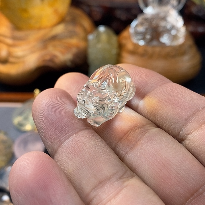 水晶颈饰未镶嵌貔貅