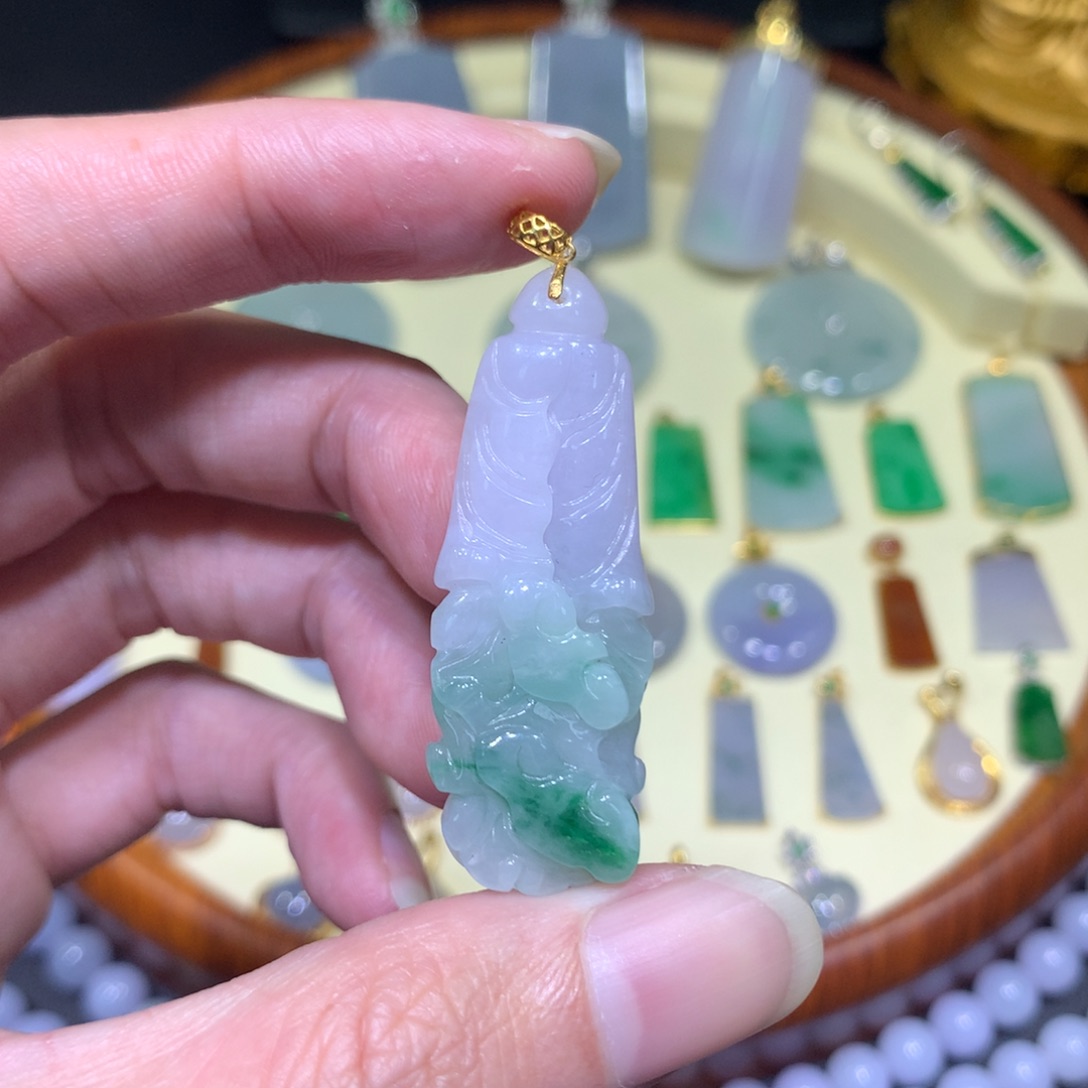 翡翠吊坠(不含链)未镶嵌