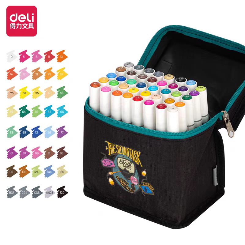 得力YF- 哈利·波特联名水性马克笔40色双头马克笔