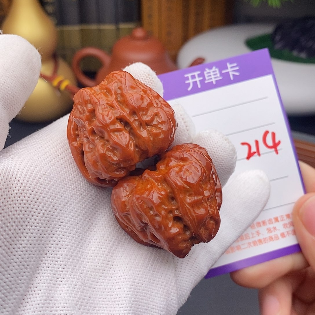 文玩核桃把件39蛤蟆头