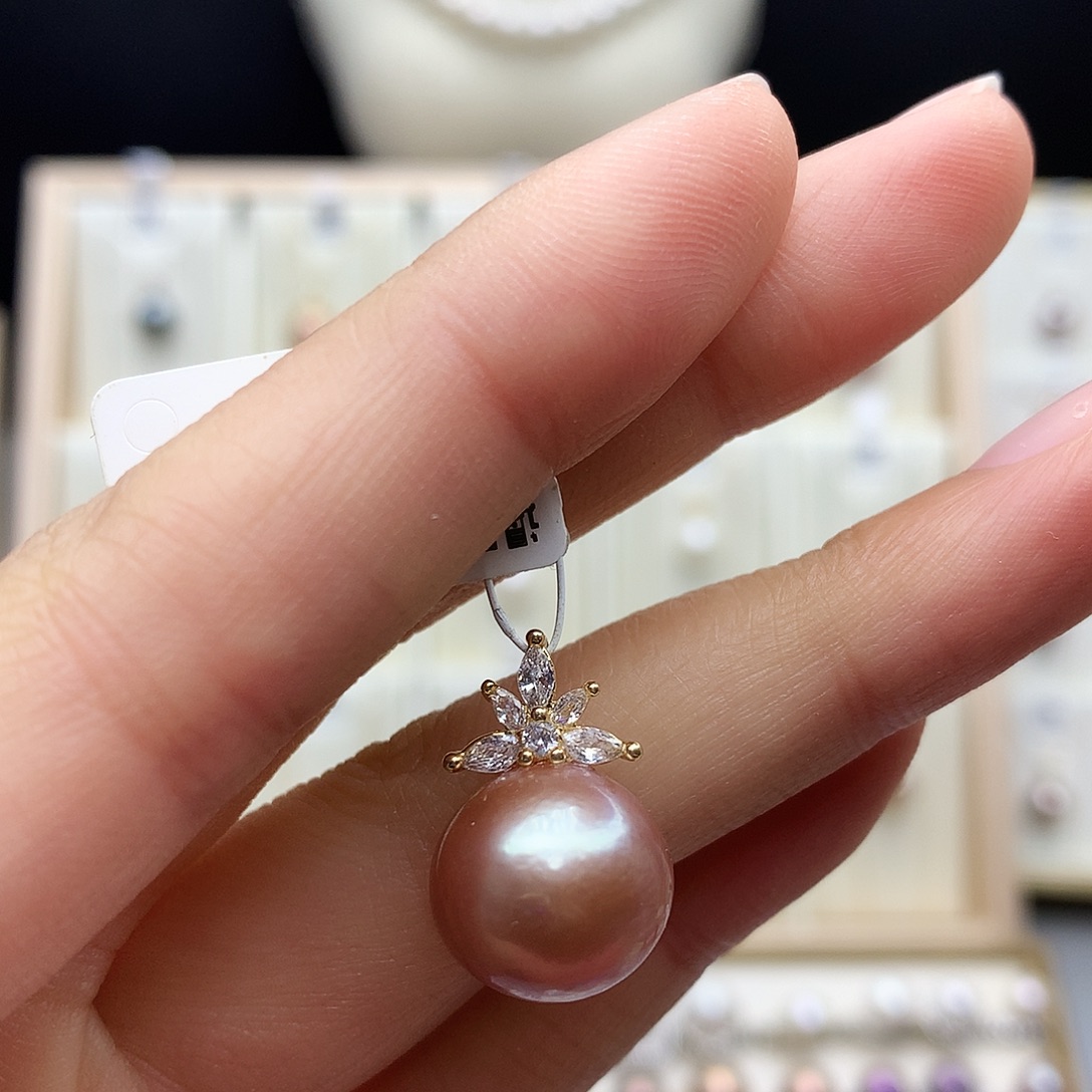 淡水珍珠颈饰合金