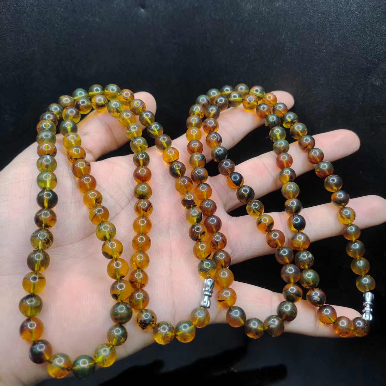 【康康严选】药珀琥珀妈妈项链GL【多样性发其一】约7mm+