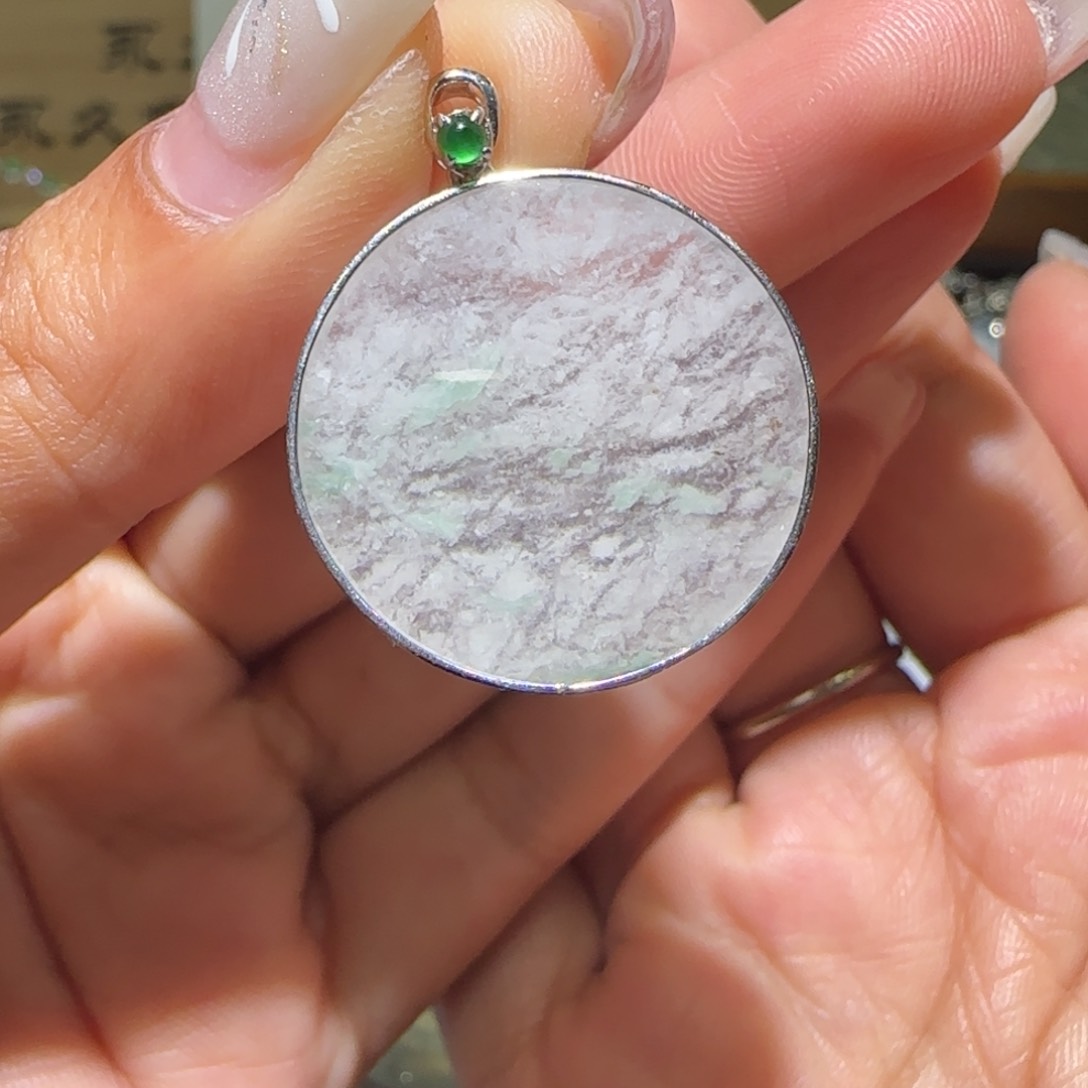 【闪购商品】翡翠颈饰18K金镶嵌缅甸