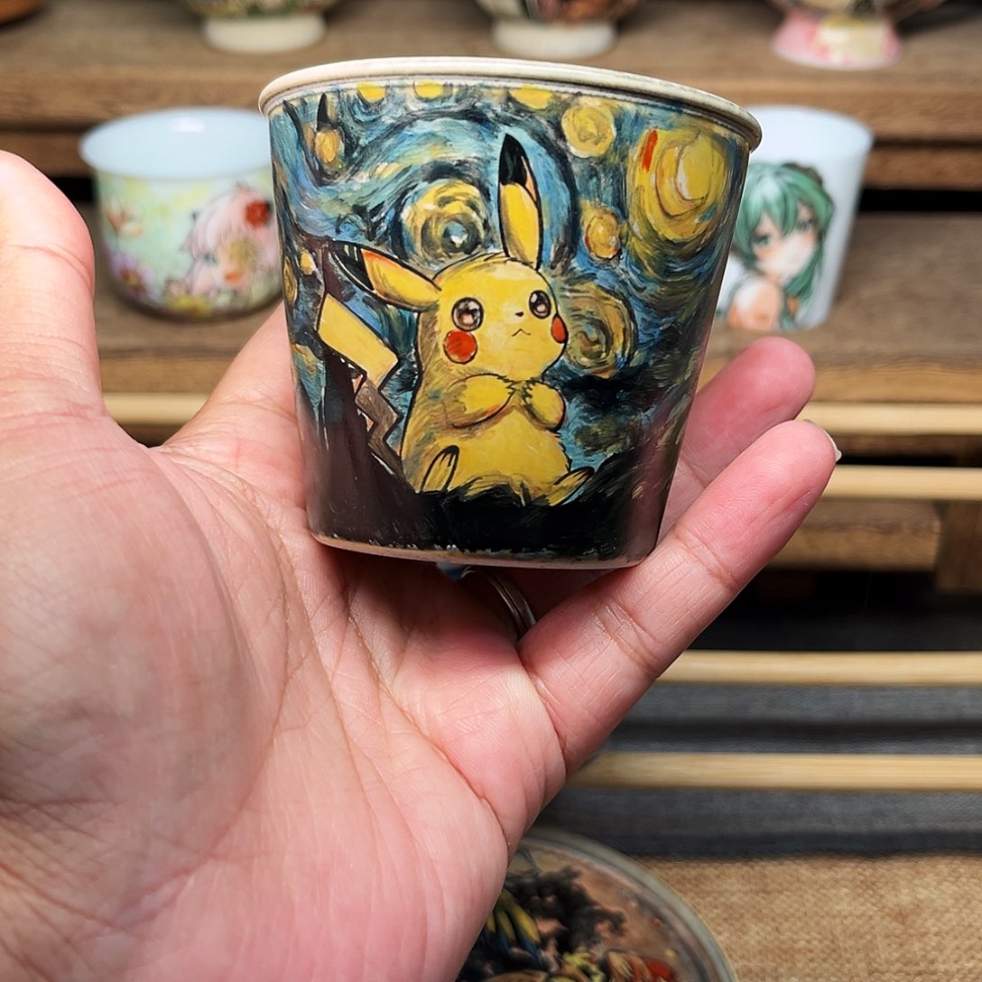 景德镇陶瓷手绘主人杯