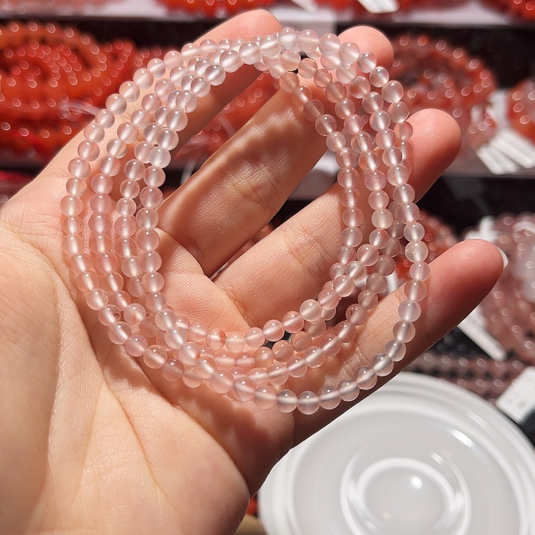 南红玛瑙未镶嵌手链