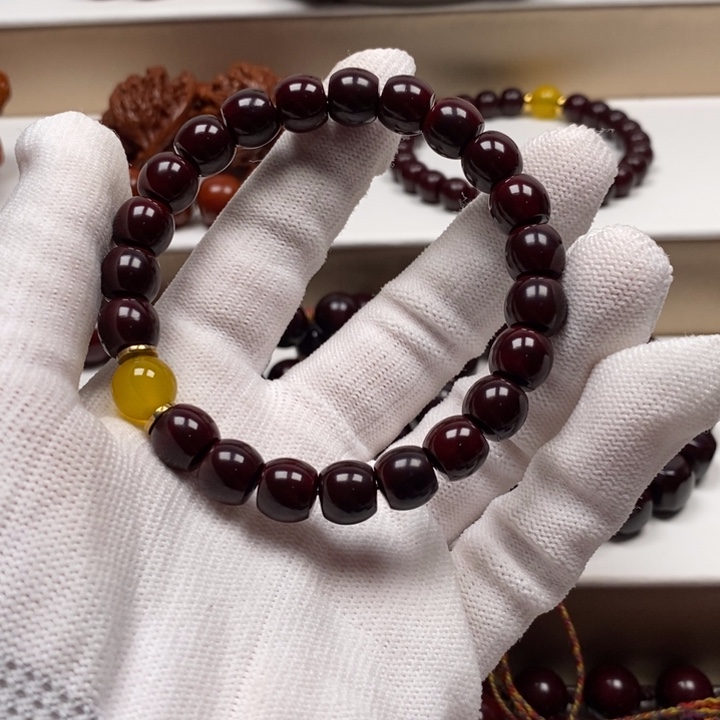 核桃手串/手链山****司猴头雕刻