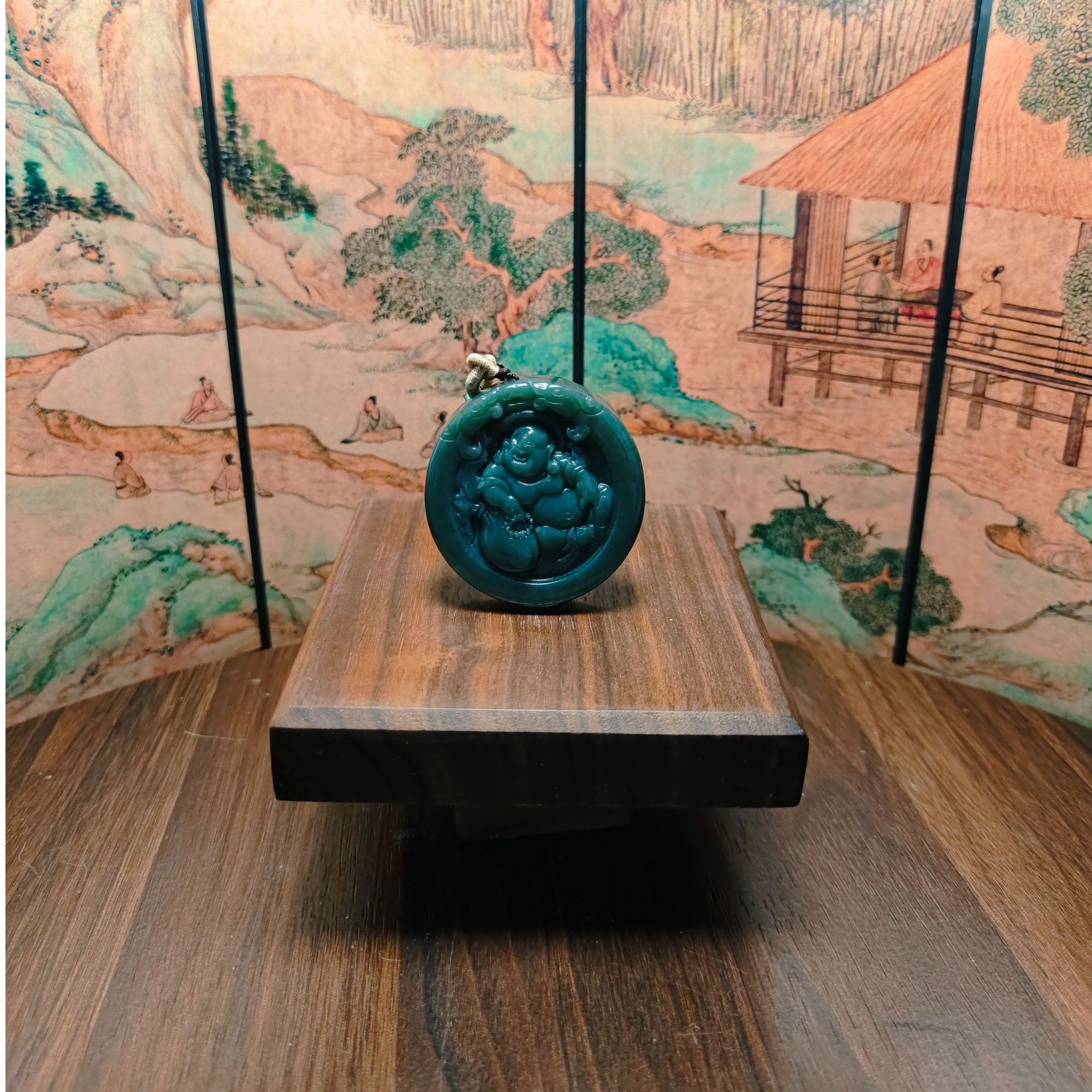 F和田玉佛公吊坠1253