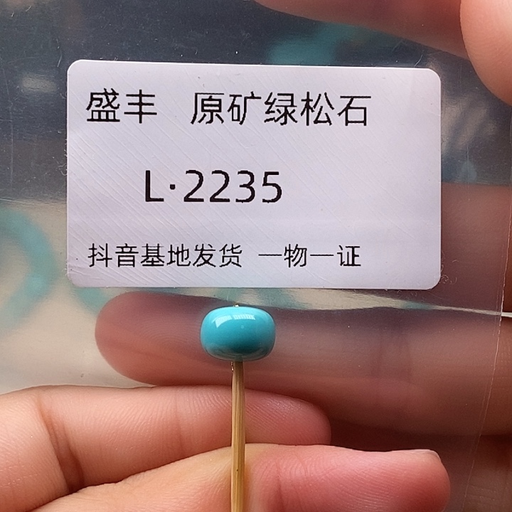 绿松石未镶嵌珠宝奇石9.8✖️7.1