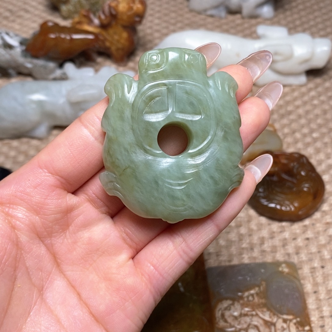 白玉菩提吊坠白玉菩提白玉菩提摆件