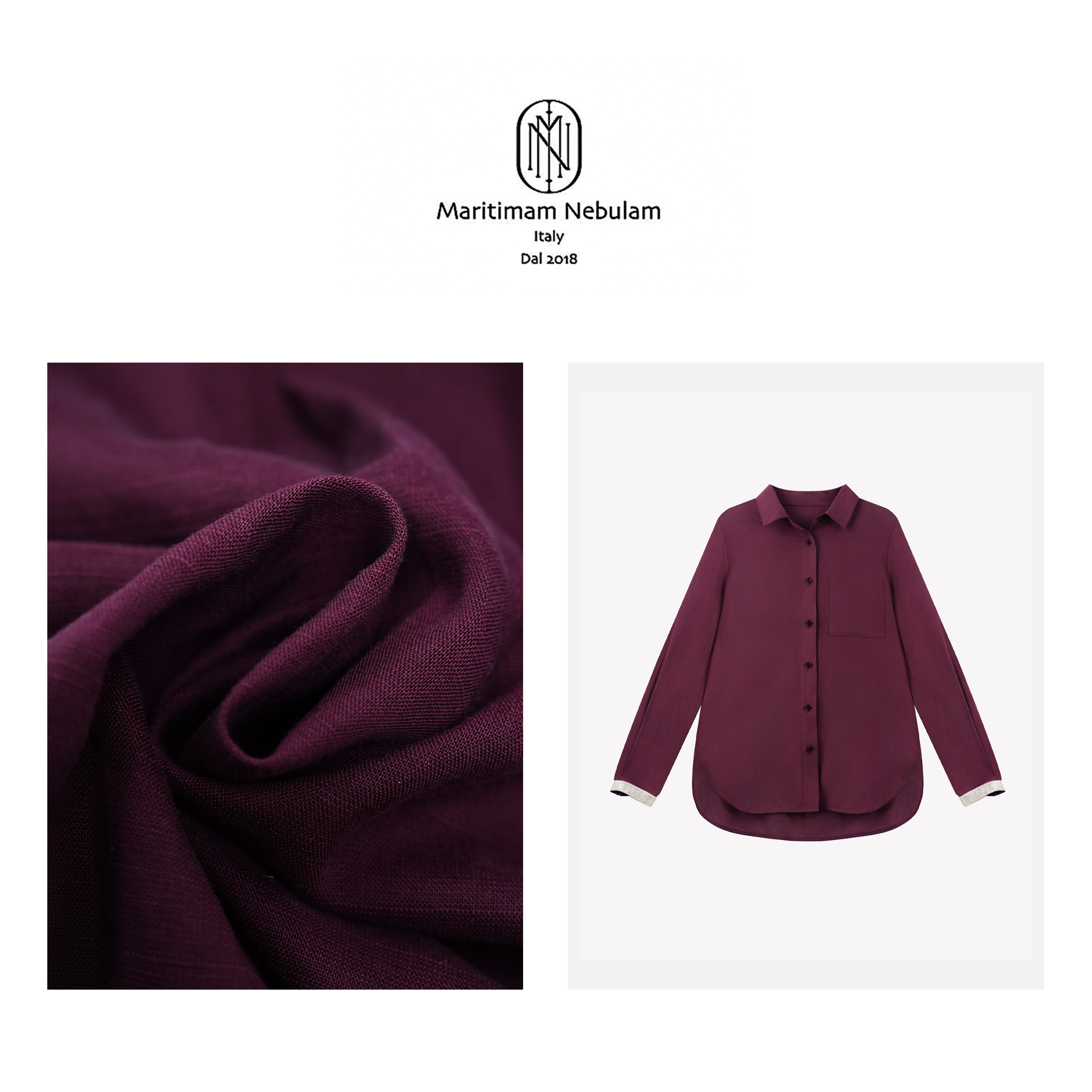 Maritimam Nebulam~ 【黑标系列】莱赛尔亚麻水钻衬衣 SZ2233