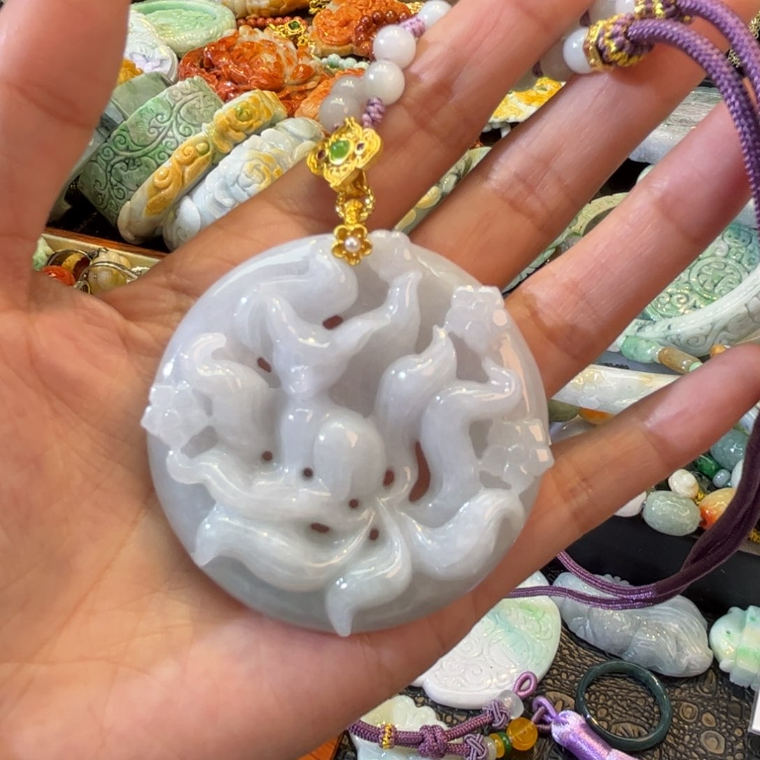 翡翠颈饰未镶嵌待编款