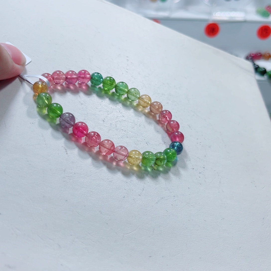未镶嵌手链碧玺碧玺