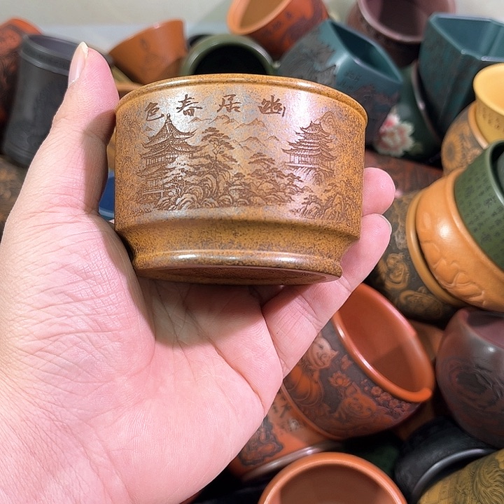 茶杯紫砂全手工紫砂主人杯