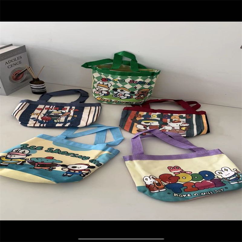 7月14号 清发3个！可爱插画手提包帆布包帆布袋NO.退.NO换