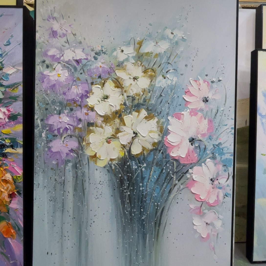 油画油画作品欣赏70.110带铝合金框