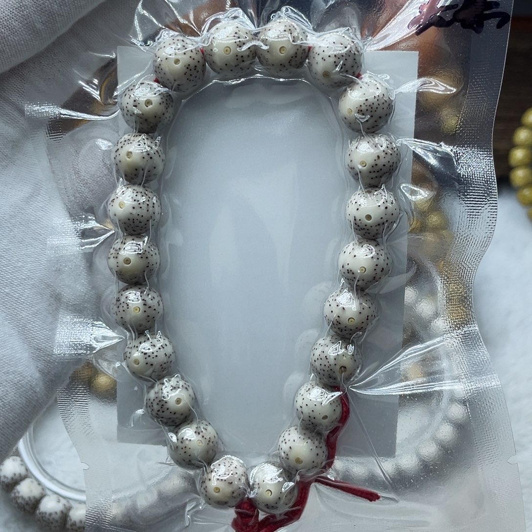 手串星月菩提原生态石玉11圆月朗星稀手持