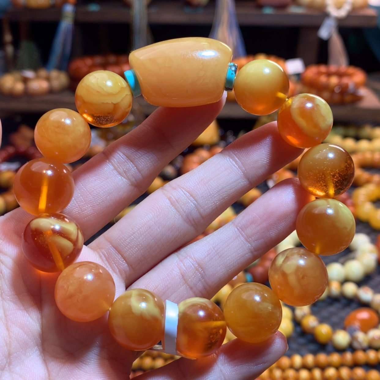【闪购商品】手链琥珀未镶嵌蜜蜡