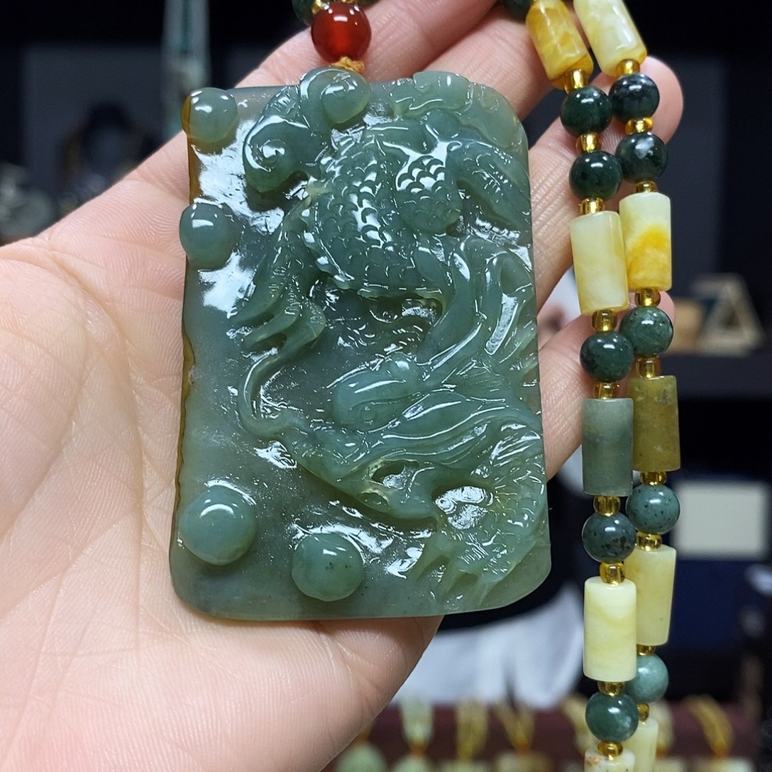 岫玉挂件挂件未镶嵌