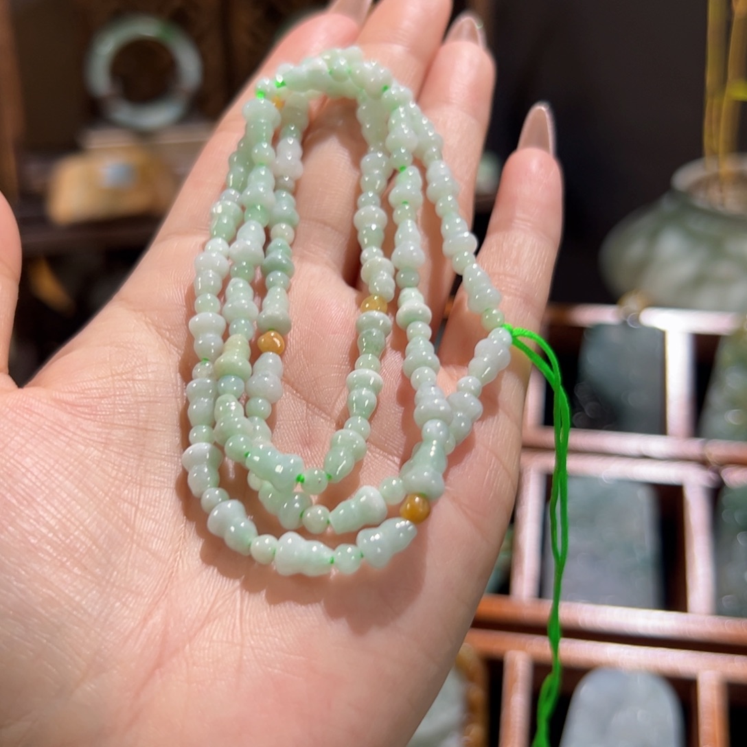 翡翠未镶嵌颈饰天然