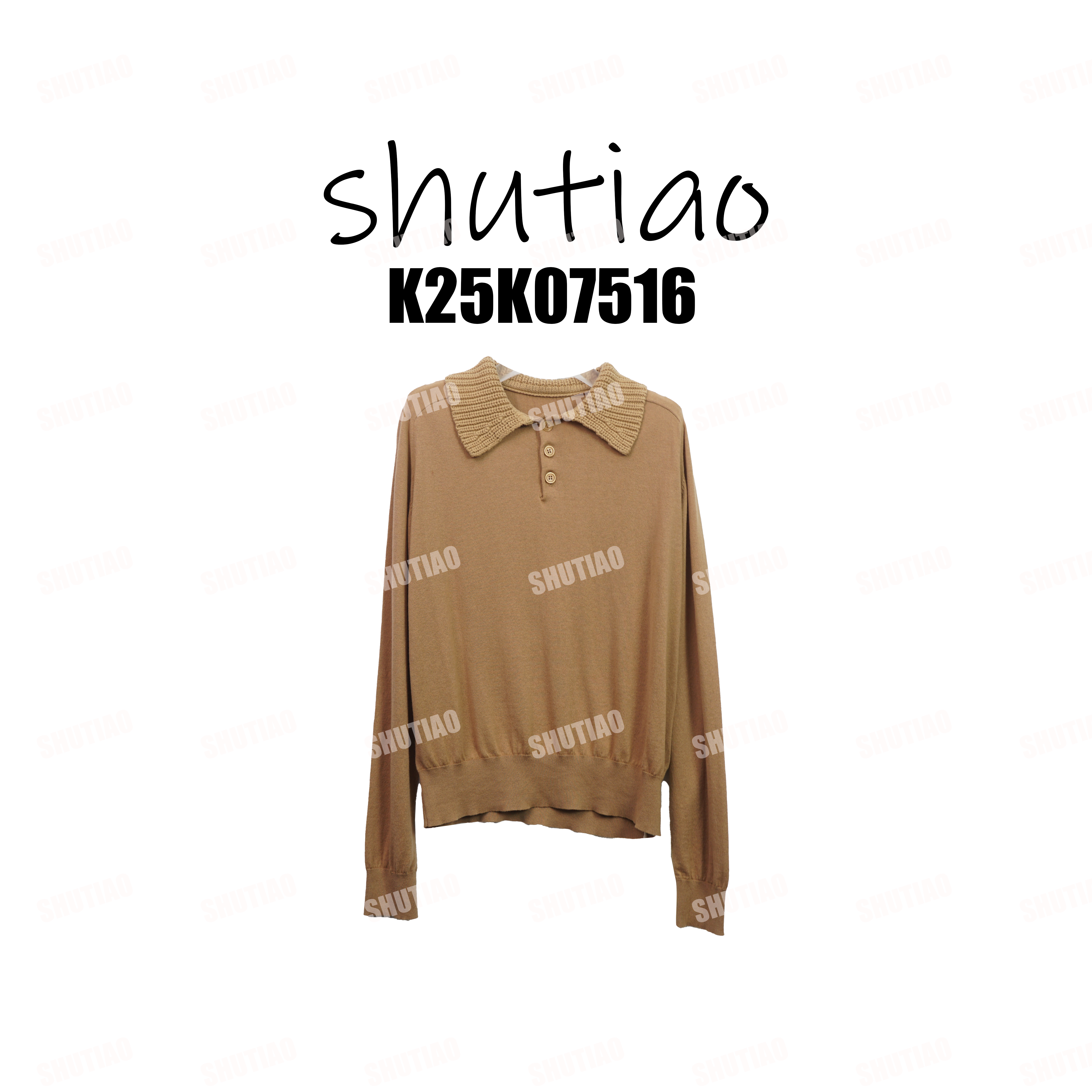 【SHUTIAO】2025冬季：新款小众设计款毛衣K25K07516