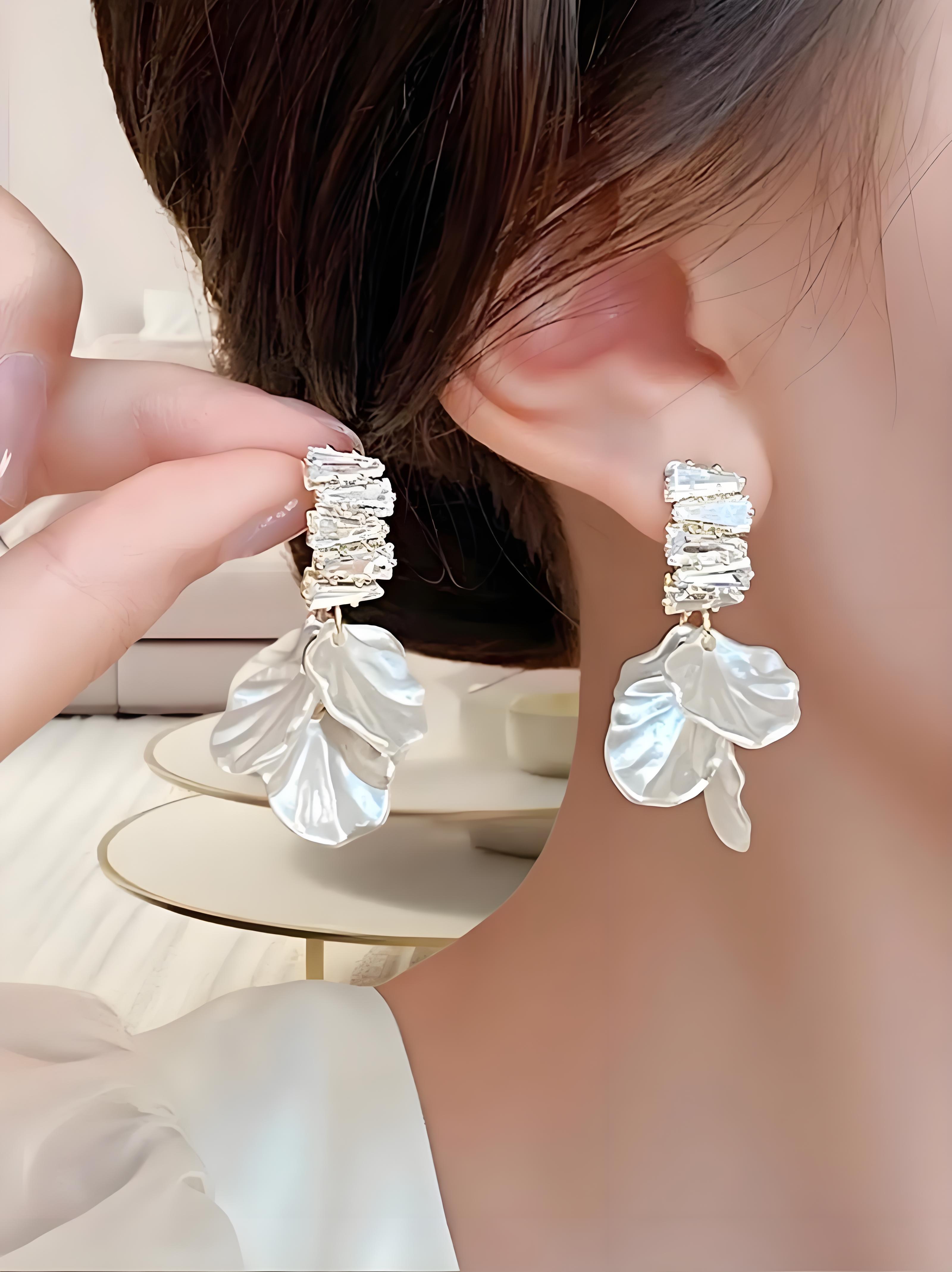 锌合金仿珍珠耳饰 【45号至100号付米在这里】中古进口vintage耳饰