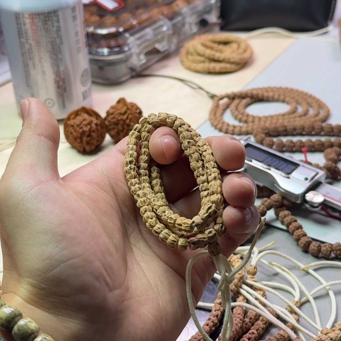 金刚菩提吊坠柏香双圈