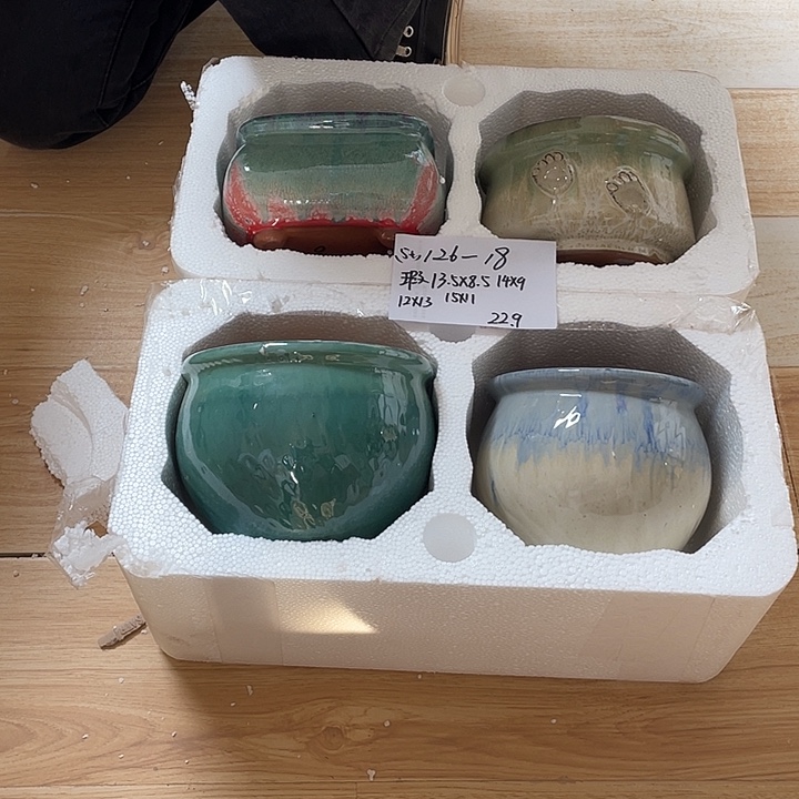 粗陶多肉花盆微瑕18