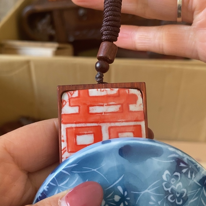 瓷中古工艺品一件