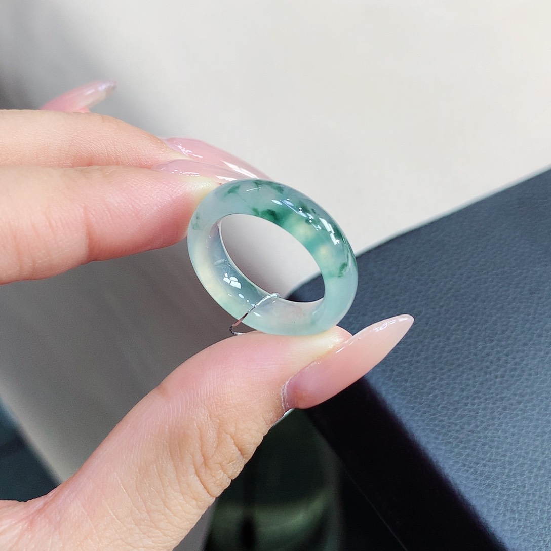 未镶嵌戒指翡翠14号