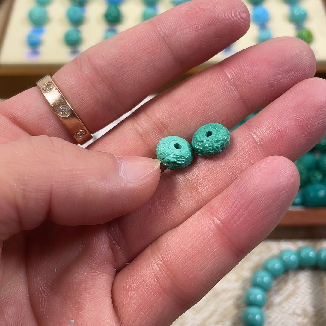 手工雕刻配饰配珠尺寸10