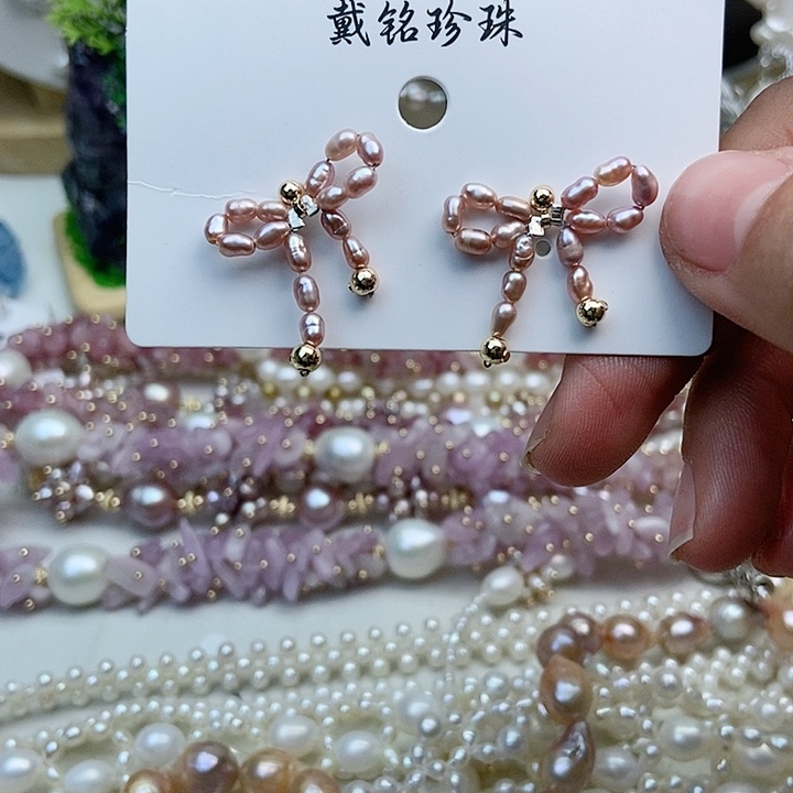 淡水珍珠颈饰银S925镶嵌