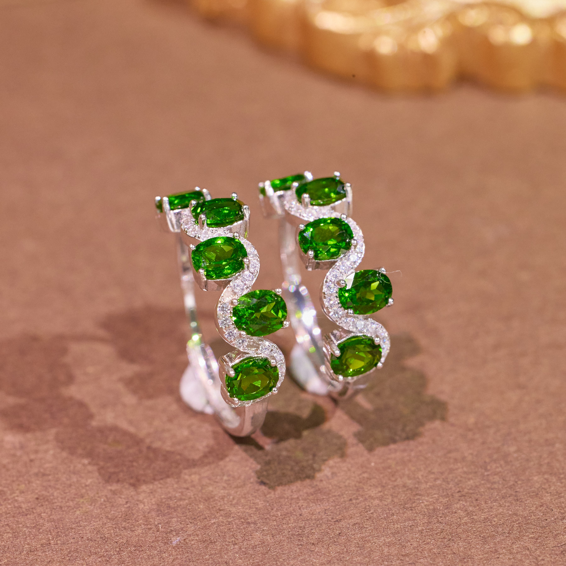 【歪歪】透辉石戒指4*5（白）（多样性发一）XB-W8855