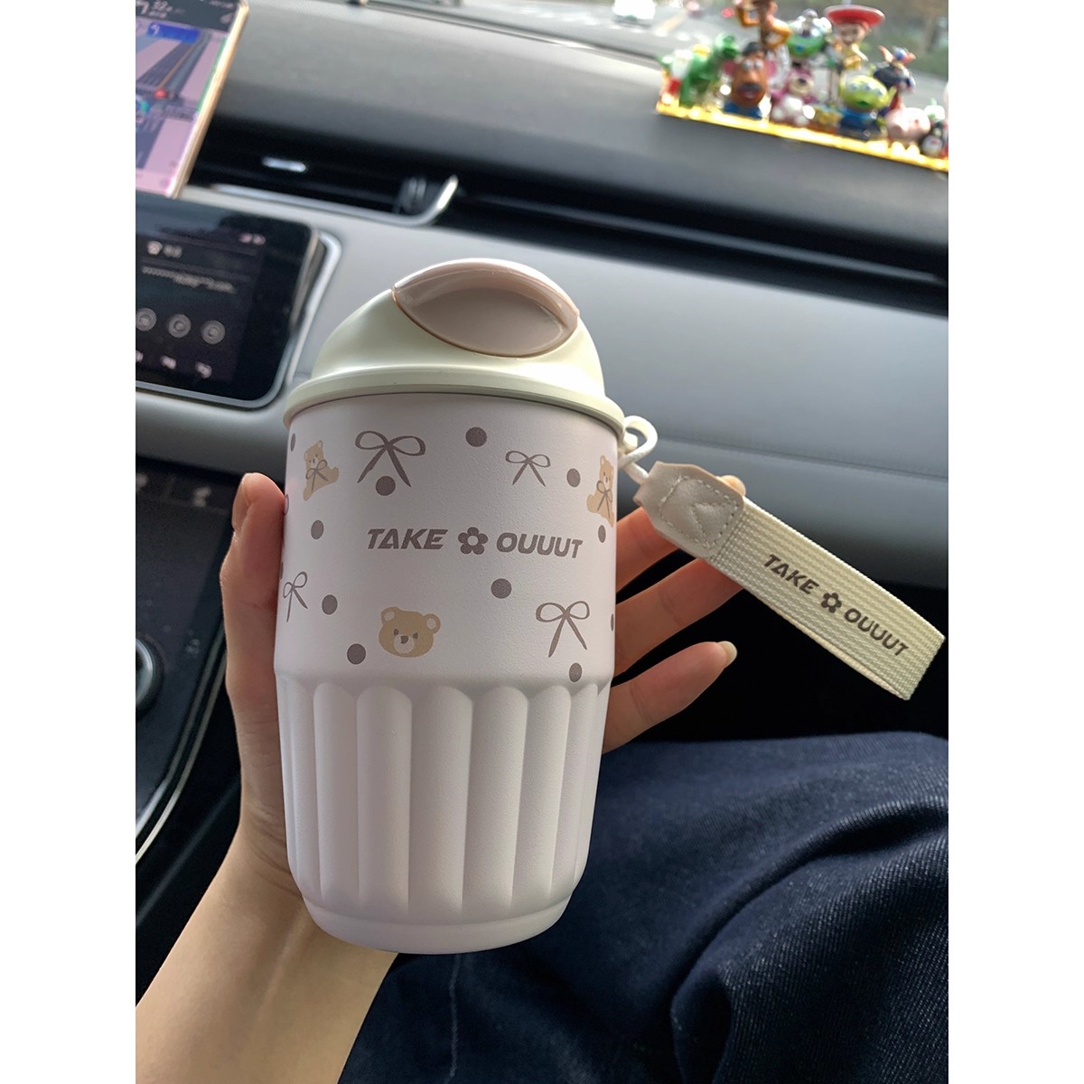 外卖到了【TAKE OUUUT定制保温杯】410ml保温小奶杯WM4KOA10