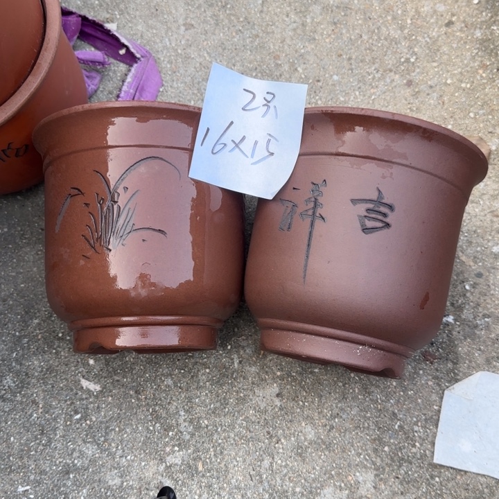 紫砂花盆特价清仓