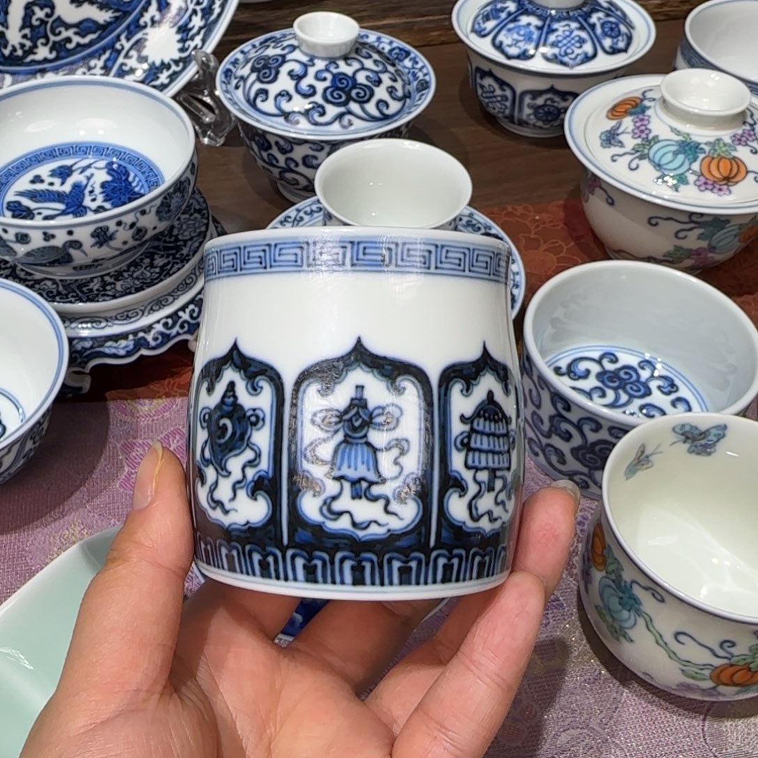镇坤堂 八宝手握杯