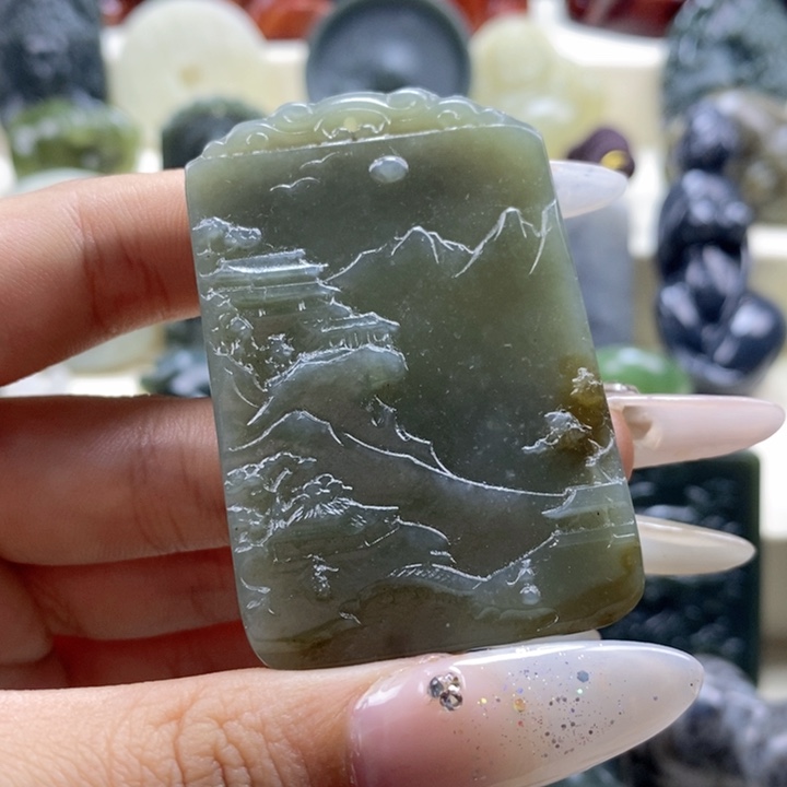 和田玉颈饰未镶嵌