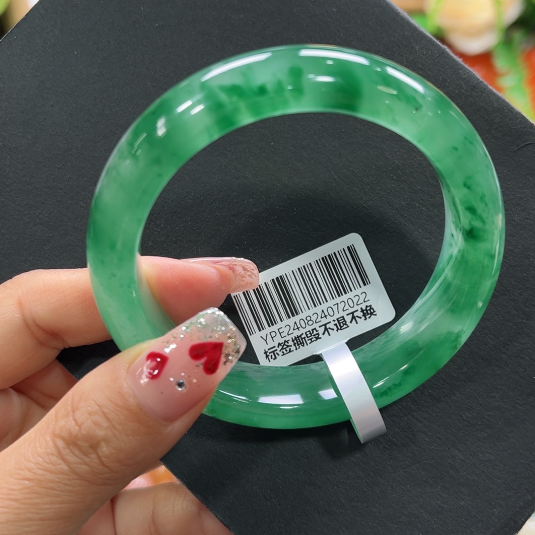 石英质玉手镯未镶嵌➕周周56.3